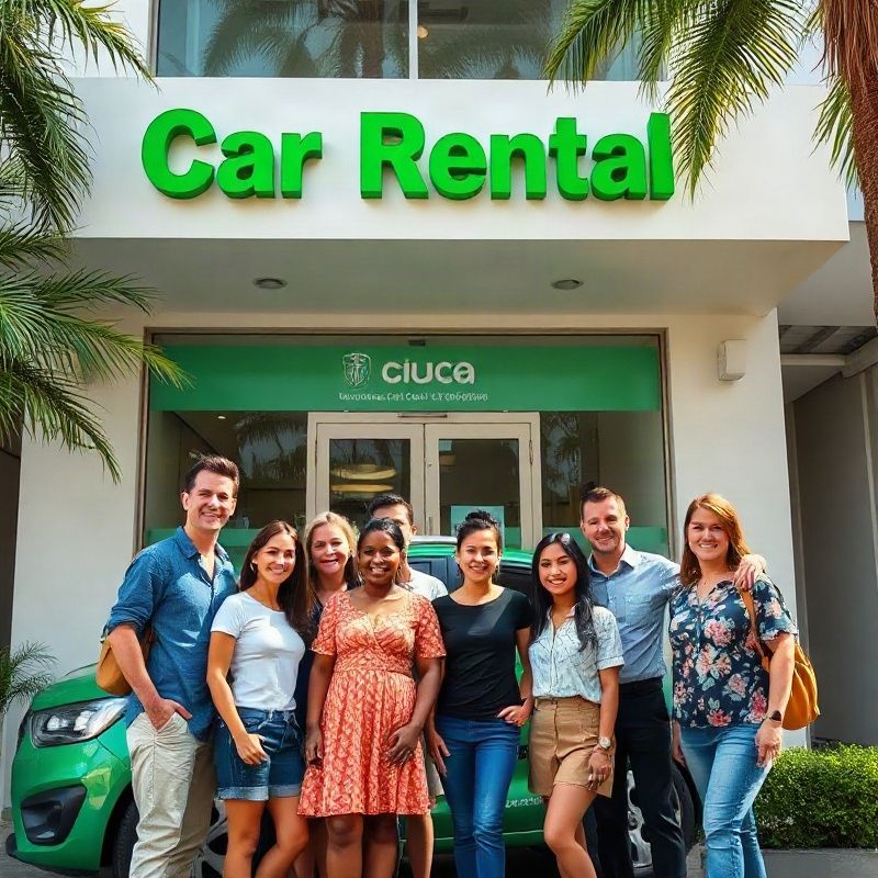 Equipe da Pixelkswift em frente ao escritório na Barra da Tijuca